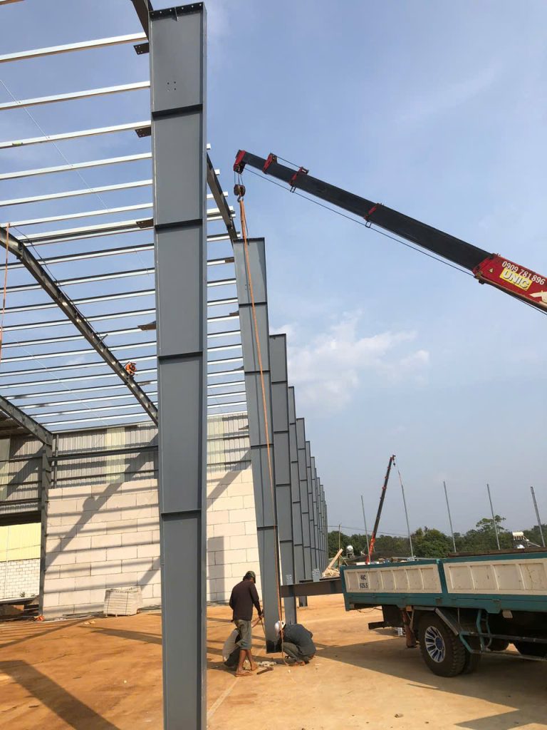 Xe cẩu cho công trình thêm nhanh chóng